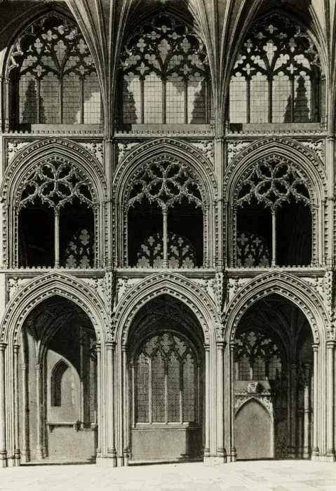 Framed Print : Ely Cathedral: Choir from an Engraving, c. 1891. Creator: Frederick Henry Evans Framed Print : Ely Cathedral: Choir from an Engraving, c. 1891. Creator: Frederick Henry Evans