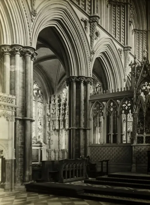 Framed Print : Ely Cathedral: Choir to Northeast, 1891. Creator: Frederick Henry Evans Framed Print : Ely Cathedral: Choir to Northeast, 1891. Creator: Frederick Henry Evans