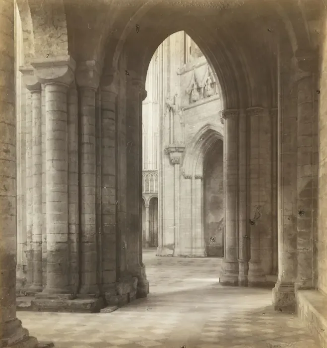 Framed Print : Ely Cathedral: Late Afternoon Across the Transepts, c. 1891 Framed Print : Ely Cathedral: Late Afternoon Across the Transepts, c. 1891