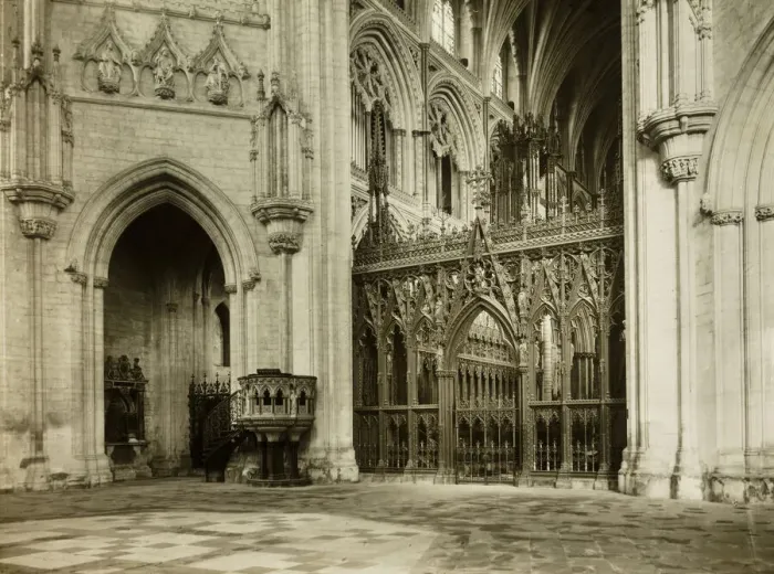 Framed Print : Ely Cathedral: Octagon into Choir, c. 1891. Creator: Frederick Henry Evans Framed Print : Ely Cathedral: Octagon into Choir, c. 1891. Creator: Frederick Henry Evans