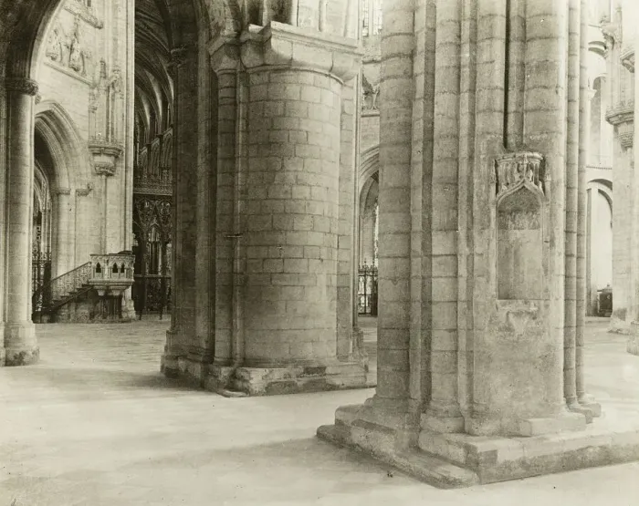 Framed Print : Ely Cathedral: Octagon to Choir from North Nave Aisle, c. 1891 Framed Print : Ely Cathedral: Octagon to Choir from North Nave Aisle, c. 1891