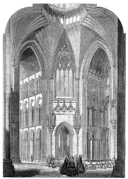 Ely Cathedral Restored - the Octagon, 1856. Creator: J. & A.W.. Ely Cathedral Restored - the Octagon, 1856. Creator: J. & A.W