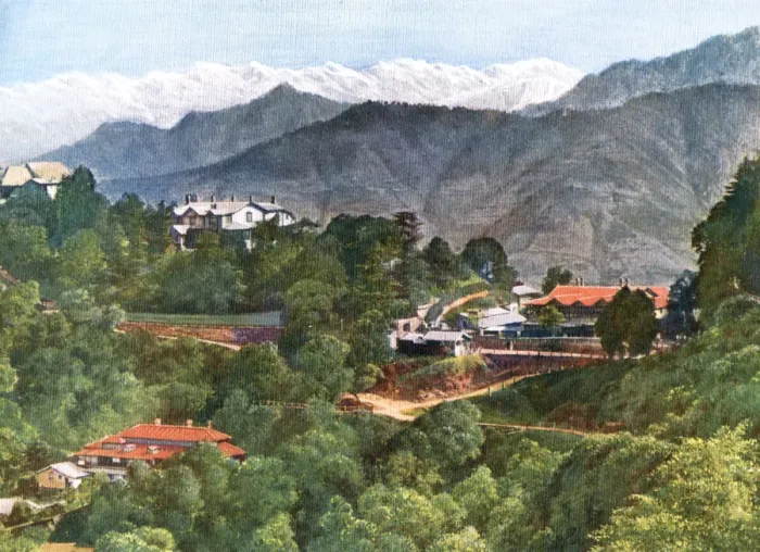 Framed Print : Elysium Hill, Simla, India, early 20th century Framed Print : Elysium Hill, Simla, India, early 20th century
