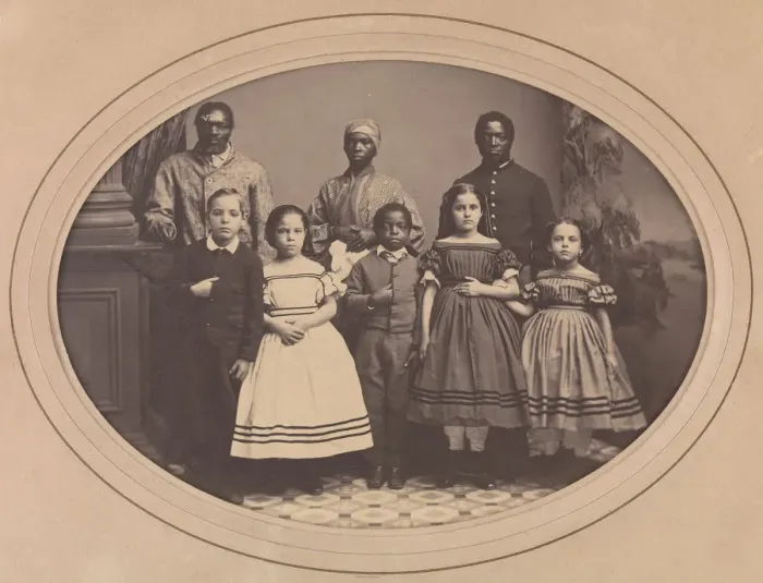 Framed Print : Emancipated Slaves Brought from Louisiana by Colonel George H. Banks, December 1863 Framed Print : Emancipated Slaves Brought from Louisiana by Colonel George H. Banks, December 1863