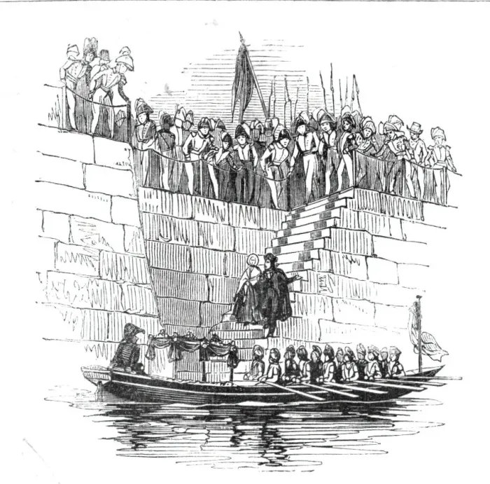 Framed Print : Embarkation of Her Majesty, 1842. Creator: Unknown Framed Print : Embarkation of Her Majesty, 1842. Creator: Unknown