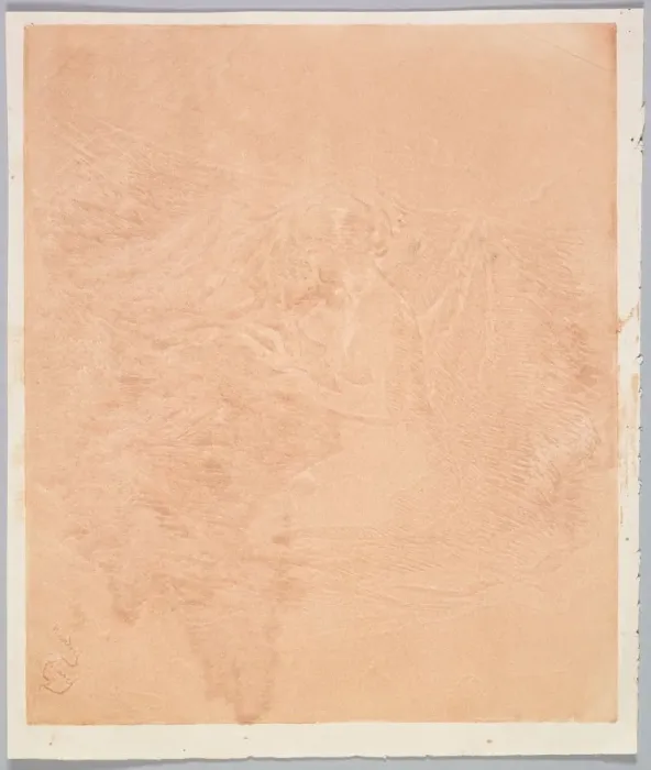 Framed Print : Embers Glow, 1890-1897. Creator: Theodore Roussel (French, 1847-1926) Framed Print : Embers Glow, 1890-1897. Creator: Theodore Roussel (French, 1847-1926)
