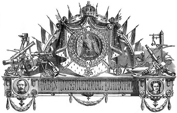 Emblem of the Paris International Exhibition, 1867