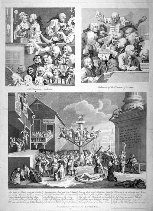 Framed Print : An emblematic print on the South Sea, 1800. Artist: Thomas Cook Framed Print : An emblematic print on the South Sea, 1800. Artist: Thomas Cook