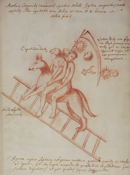 Framed Print : Emblematical drawing, 17th century. Creator: Unknown Framed Print : Emblematical drawing, 17th century. Creator: Unknown