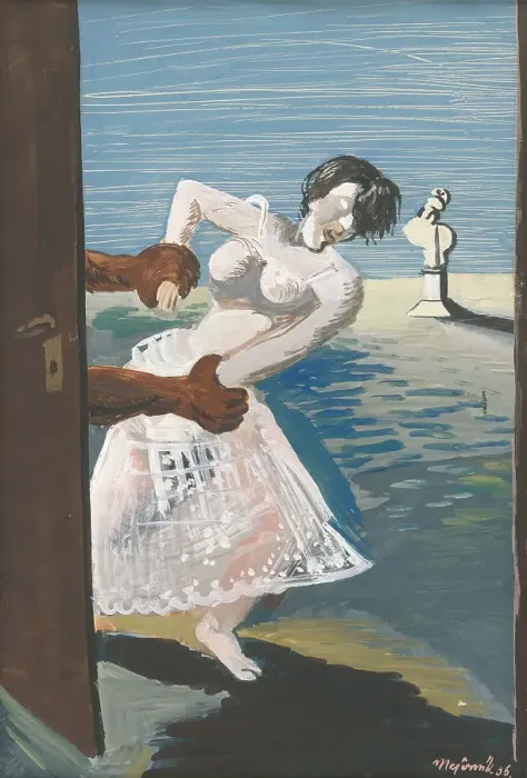 Framed Print : Embrace, 1936. Creator: Cyprian Majernik Framed Print : Embrace, 1936. Creator: Cyprian Majernik