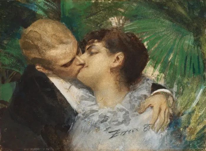 Framed Print : The Embrace, ca. 1883 Framed Print : The Embrace, ca. 1883