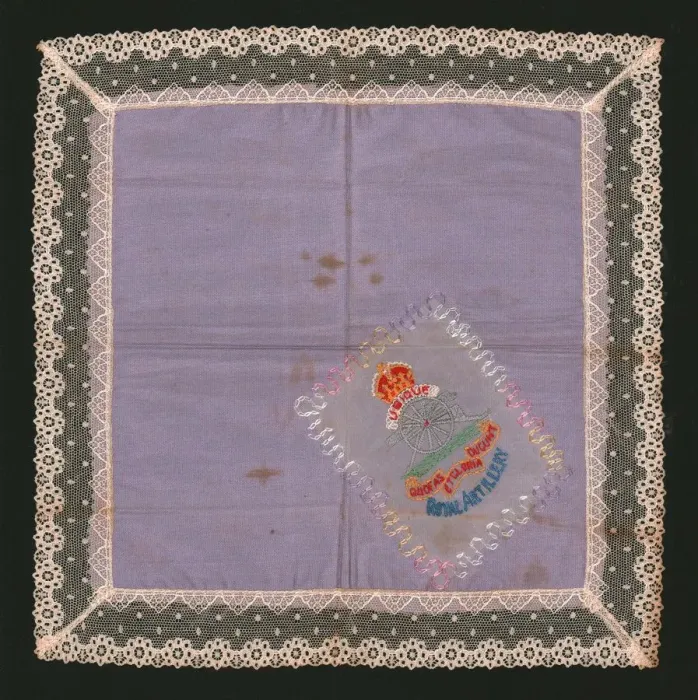Framed Print : Embroidered Lace Handkerchief Framed Print : Embroidered Lace Handkerchief