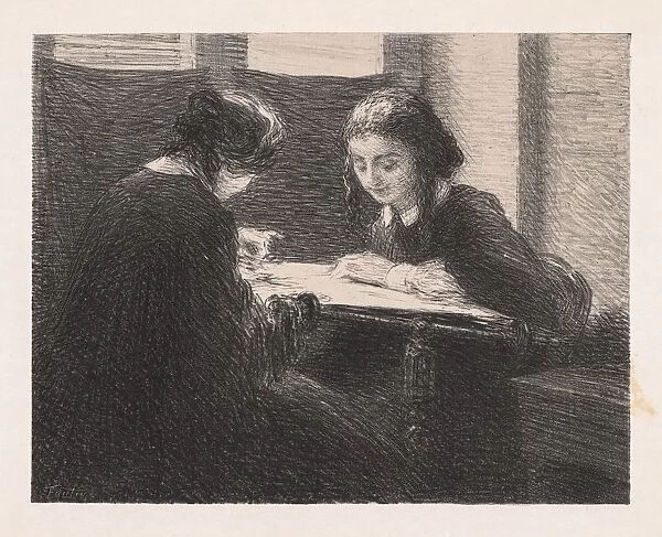 The Embroideres (Les Brodeuses), , 1898. Creator: Henri Fantin-Latour (French, 1836-1904)