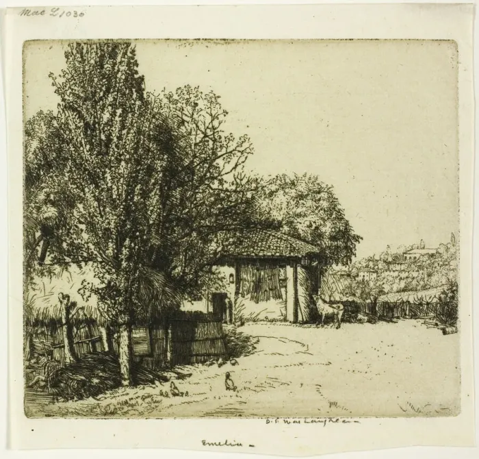 Framed Print : Emelia, Italy, 1904. Creator: Donald Shaw MacLaughlan Framed Print : Emelia, Italy, 1904. Creator: Donald Shaw MacLaughlan
