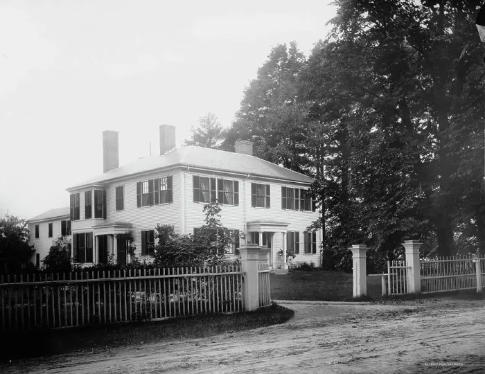 Framed Print : Emerson House, Concord, Mass. between 1900 and 1906. Creator: Unknown Framed Print : Emerson House, Concord, Mass. between 1900 and 1906. Creator: Unknown