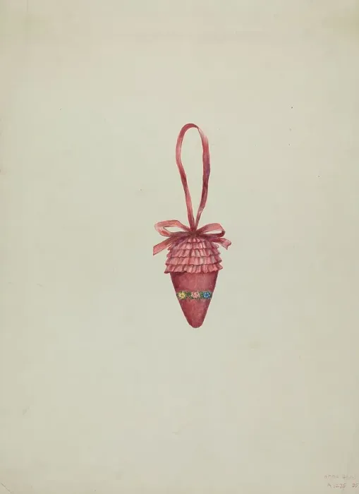 Framed Print : Emery in the Shape of a Strawberry, c. 1937. Creator: Ann Gene Buckley Framed Print : Emery in the Shape of a Strawberry, c. 1937. Creator: Ann Gene Buckley