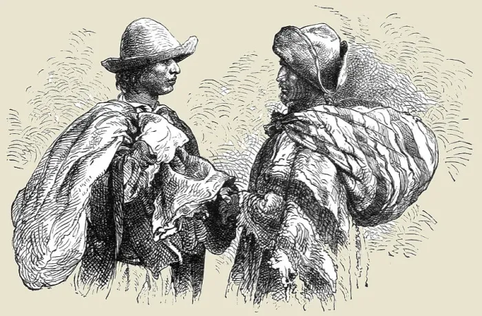 Framed Print : Emigrants from Bolivia; About the Chincha Islands, 1875. Creator: Unknown Framed Print : Emigrants from Bolivia; About the Chincha Islands, 1875. Creator: Unknown