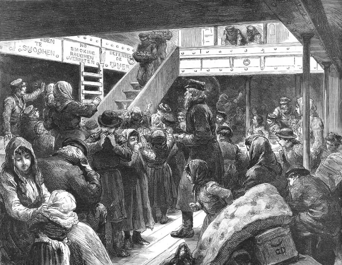 Framed Print : The Emigration of the Russian Jews - Sketches on board the Guion Liner Wisconsin, 1891. Creator: Unknown. The Emigration of the Russian Jews - Sketches on board the Guion Liner Wisconsin, 1891. Creator: Unknown Framed Print : The Emigration of the Russian Jews - Sketches on board the Guion Liner Wisconsin, 1891. Creator: Unknown. The Emigration of the Russian Jews - Sketches on board the Guion Liner Wisconsin, 1891. Creator: Unknown