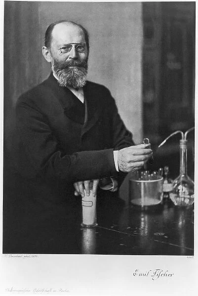 Emil Fischer, German organic chemist, 1904