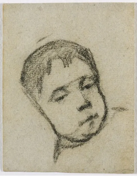 Framed Print : Emil Gauguin as a Child, Head on a Pillow, c. 1875-1876. Creator: Paul Gauguin (French, 1848-1903) Framed Print : Emil Gauguin as a Child, Head on a Pillow, c. 1875-1876. Creator: Paul Gauguin (French, 1848-1903)