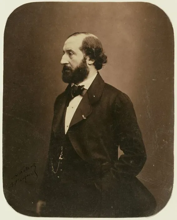 Framed Print : Emile Augier, about August 1857. Creator: Nadar Framed Print : Emile Augier, about August 1857. Creator: Nadar