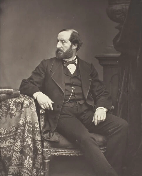 Emile Augier [French dramatist], 1876  /  84. Creator: Antoine-Samuel Adam-Salomon