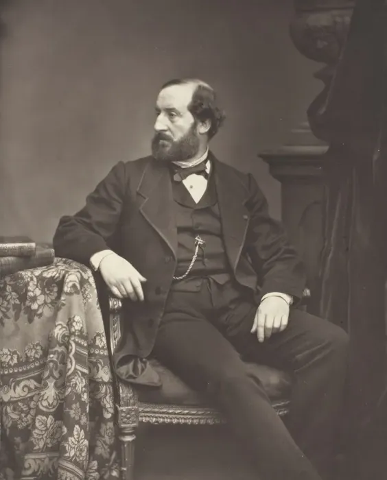 Framed Print : Emile Augier [French dramatist], 1876  /  84. Creator: Antoine-Samuel Adam-Salomon