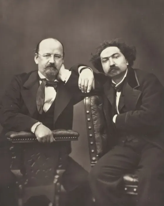 Framed Print : Emile Erckmann (French writer, 1822-1899) and Alexandre Chatrian (French writer Framed Print : Emile Erckmann (French writer, 1822-1899) and Alexandre Chatrian (French writer