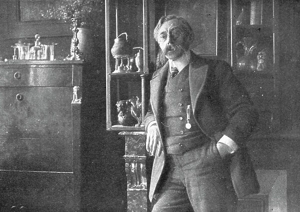 Emile Verhaeren; la mort du Grand Poete de la Belgique, 1916. Creator: Dornac