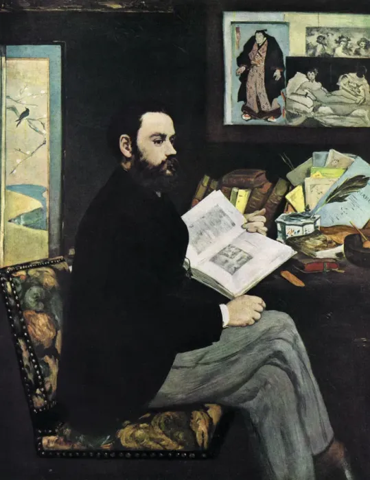 Framed Print : Emile Zola (1840-1902), French novellist, 1868. Artist: Edouard Manet Framed Print : Emile Zola (1840-1902), French novellist, 1868. Artist: Edouard Manet