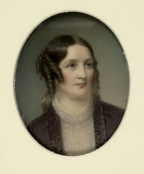 Framed Print : Emilia Field Brewer, ca. 1875. Creator: John Alexander McDougall Framed Print : Emilia Field Brewer, ca. 1875. Creator: John Alexander McDougall