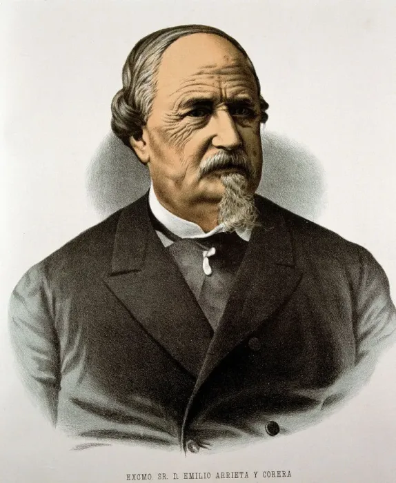 Framed Print : Emilio Arrieta (1823-1894), Spanish composer Framed Print : Emilio Arrieta (1823-1894), Spanish composer