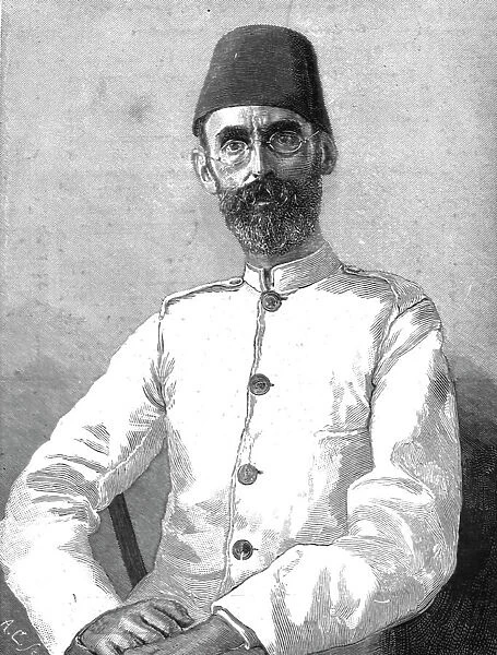 'Emin Pasha taken on his arrival at Zanzibar, 1890. Creator: Unknown