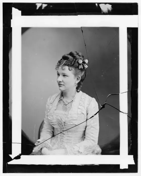 Framed Print : Emma Abbott, singer, between 1865 and 1880. Creator: Unknown Framed Print : Emma Abbott, singer, between 1865 and 1880. Creator: Unknown