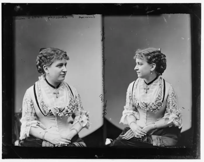 Framed Print : Emma Cecilia Thursby, 1865-1880. Creator: Unknown Framed Print : Emma Cecilia Thursby, 1865-1880. Creator: Unknown