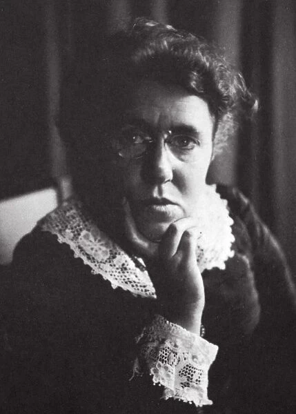 Emma Goldman, Russian-born American anarchist and agitator, early 20th century. Artist