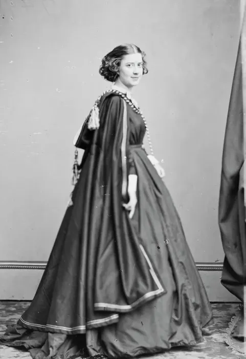 Framed Print : Emma Webb, between 1855 and 1865. Creator: Unknown Framed Print : Emma Webb, between 1855 and 1865. Creator: Unknown