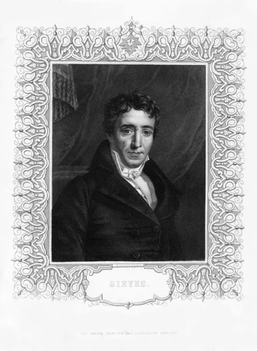 Framed Print : Emmanuel Joseph Sieyes, French clergyman and statesman, 19th century. Artist: WH Mote