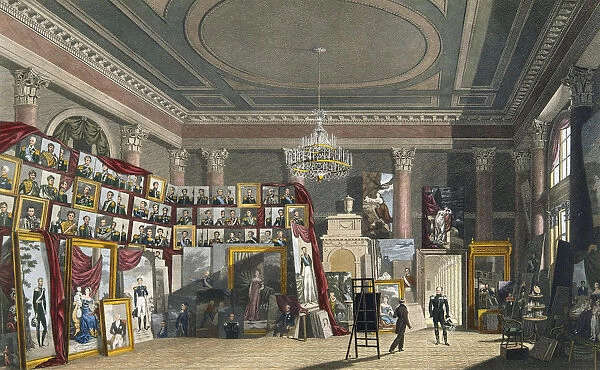 Emperor Alexander I in the studio of George Dawe in the Winter Palace
