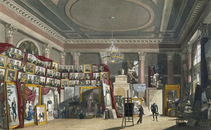 Framed Print : Emperor Alexander I in the studio of George Dawe in the Winter Palace Framed Print : Emperor Alexander I in the studio of George Dawe in the Winter Palace