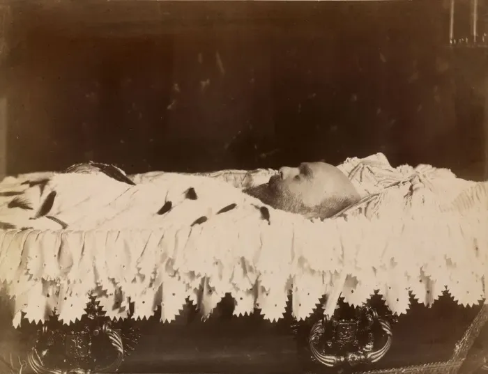 Framed Print : Emperor Alexander III (1845-1894) on His Deathbed, 1894 Framed Print : Emperor Alexander III (1845-1894) on His Deathbed, 1894