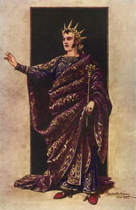 Framed Print : An Emperor of the Third Century, 1924. Creator: Herbert Norris Framed Print : An Emperor of the Third Century, 1924. Creator: Herbert Norris