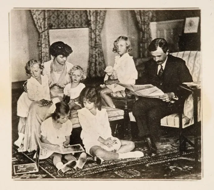 Framed Print : Emperor Charles I and his family in exile, 1920s. Creator: Anonymous Framed Print : Emperor Charles I and his family in exile, 1920s. Creator: Anonymous