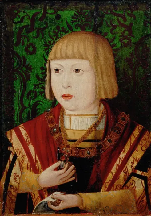 Framed Print : Emperor Ferdinand I (1503-1564) at the age of ten or twelve years, c. 1520. Artist: Anonymous
