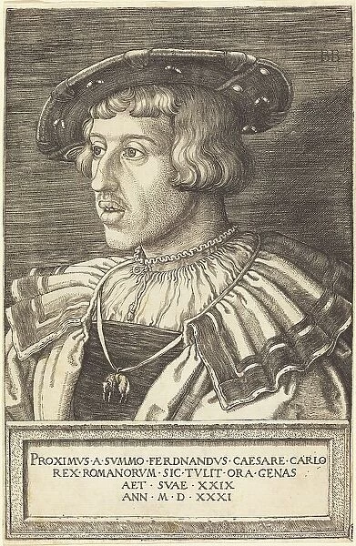 Emperor Ferdinand I, 1531. Creator: Barthel Beham