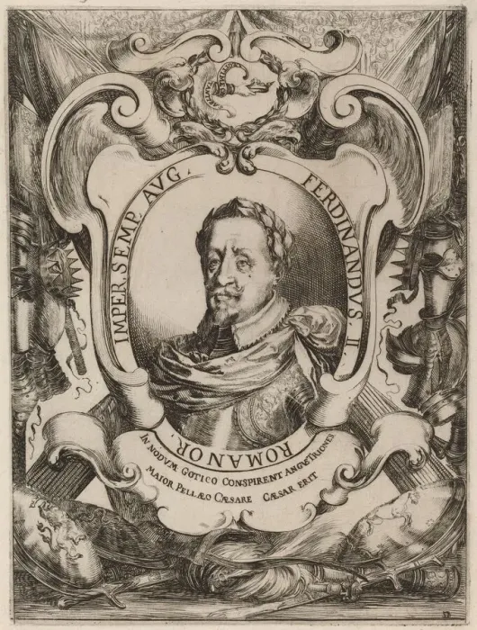 Framed Print : The Emperor Ferdinand II, 1637. Creator: Stefano della Bella Framed Print : The Emperor Ferdinand II, 1637. Creator: Stefano della Bella