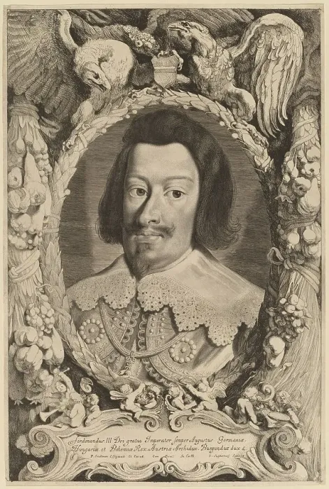 Framed Print : Emperor Ferdinand III, 1650?. Creator: Jonas Suyderhoef Framed Print : Emperor Ferdinand III, 1650?. Creator: Jonas Suyderhoef