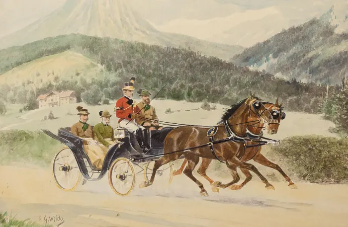 Framed Print : Emperor Franz Joseph I of Austria and Archduke Franz Ferdinand …in a carriage, 1900s-1910s Framed Print : Emperor Franz Joseph I of Austria and Archduke Franz Ferdinand …in a carriage, 1900s-1910s