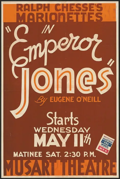 Framed Print : Emperor Jones, Los Angeles, 1938. Creator: Unknown Framed Print : Emperor Jones, Los Angeles, 1938. Creator: Unknown