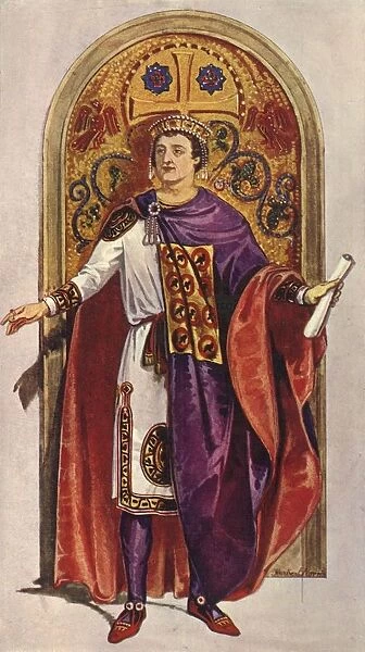 The Emperor Justinian - Sixth Century, A. D. 1924. Creator: Herbert Norris